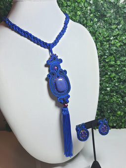 Braid Soutache Necklace set