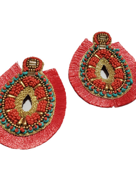 Indian Boho tassel earings