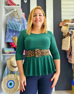 Dana Peplum Blouse