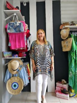 Zebra Print Tunic