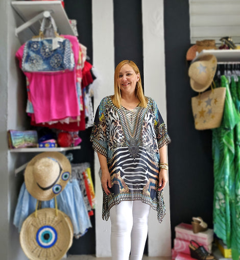 Zebra Print Tunic