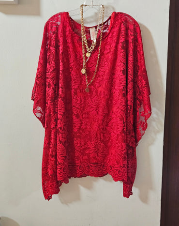 Enchanting lace tunic