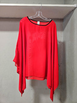 Valentine Red Asymetric tunic