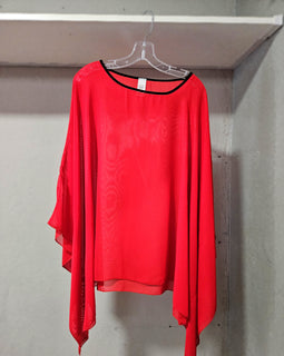 Valentine Red Asymetric tunic