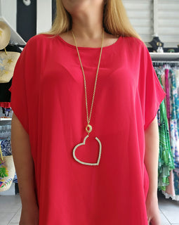 Cristal Heart necklace