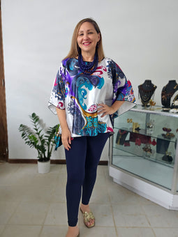 Psicodellic Waves tunic