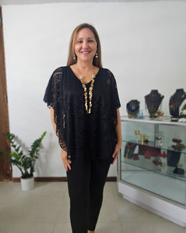 Lace V Neck Tunic
