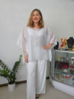 Eyelet Tunic