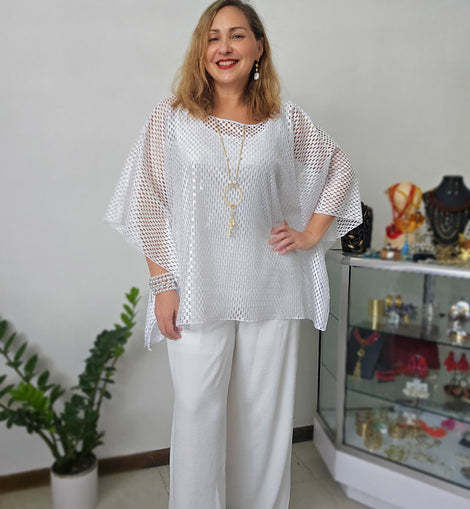 Eyelet Tunic