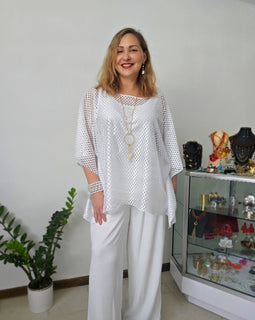 Eyelet Tunic