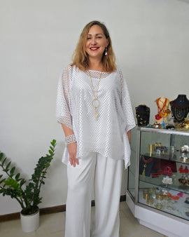 Eyelet Tunic