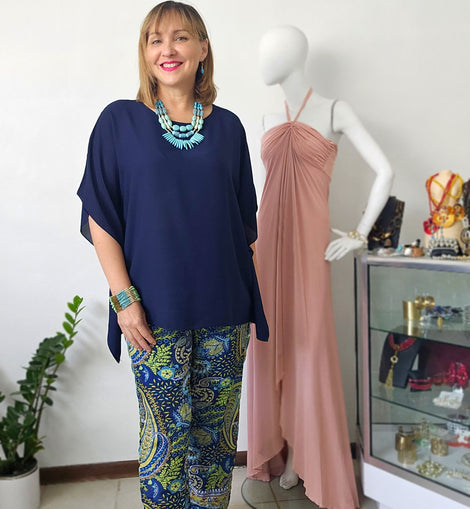 Asymetric tunic
