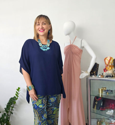 Asymetric tunic