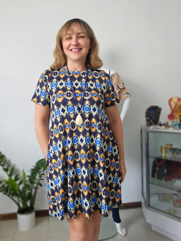 Geo Tunic Dress