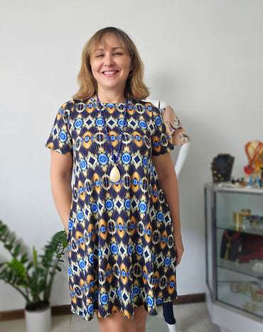 Geo Tunic Dress