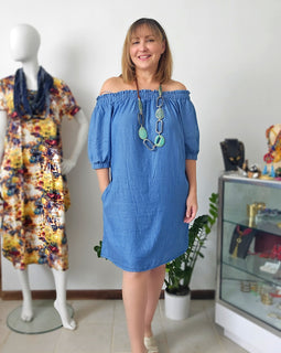 Soft Denim Tunic Dress