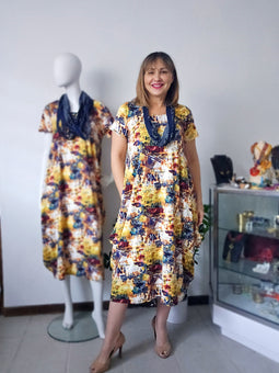 Grafiti Maxi Tunic dress