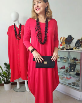 Layers Rondelle Cristals necklace italian jewelry