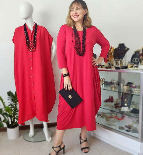 Maxi Tunic Mid Dress