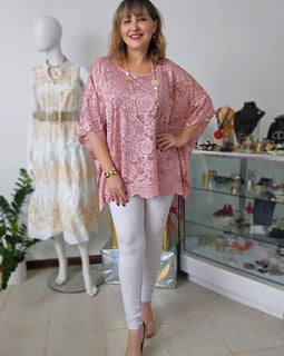 Enchanting lace tunic