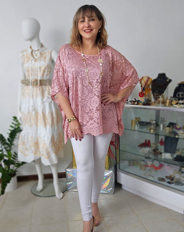Enchanting lace tunic