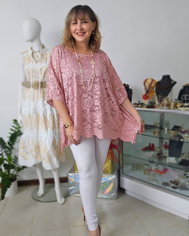 Enchanting lace tunic