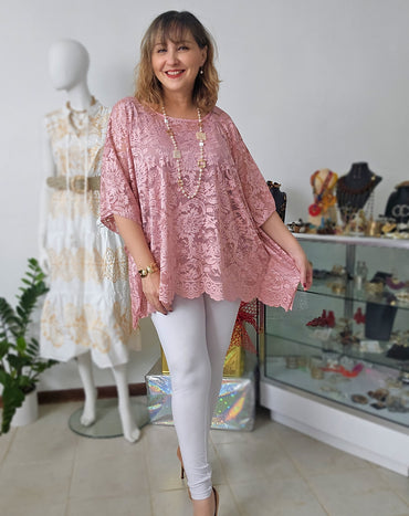Enchanting lace tunic