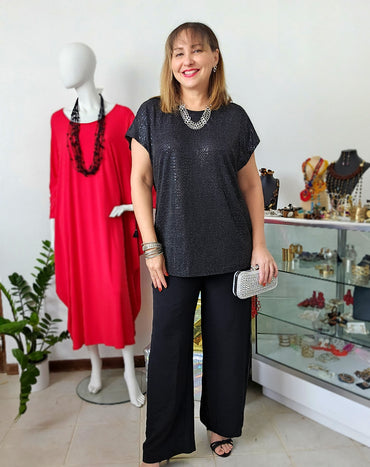 Blusa Midnight Shine