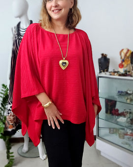 Black heart gem necklace