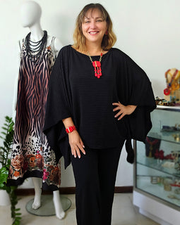 Crinkle Asymetric tunic