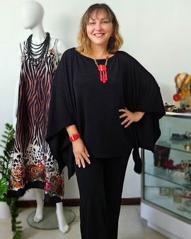 Crinkle Asymetric tunic