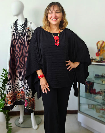 Crinkle Asymetric tunic