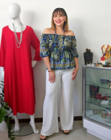 Kayla Peplum Blouse