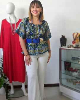 Kayla Peplum Blouse