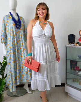 Veronica Crochet Middresss