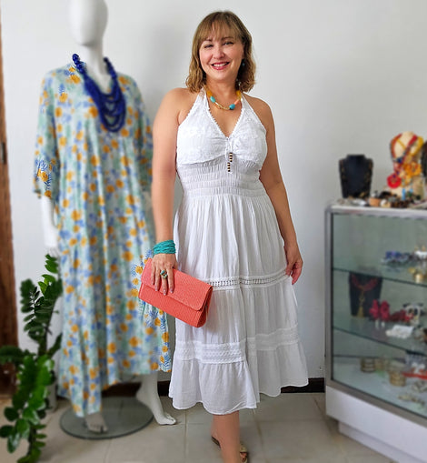 Veronica Crochet Middresss