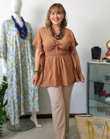 Kaftan Crochet tunic