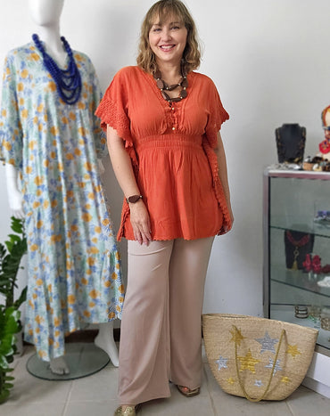 Kaftan Crochet tunic