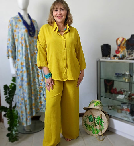 Airflow Wide leg pants set