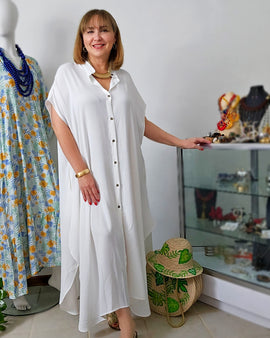 Maxi Túnica Airflow – Elegancia Suelta y Atemporal