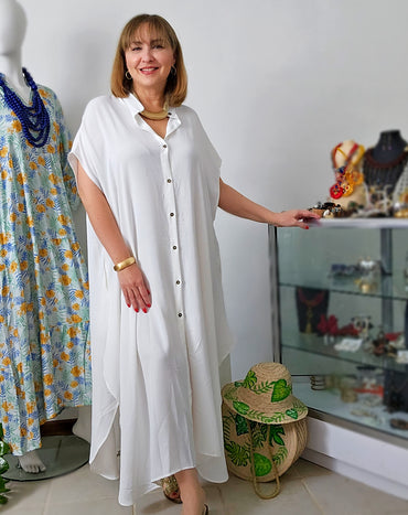 Maxi Túnica Airflow – Elegancia Suelta y Atemporal