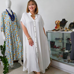 Maxi Túnica Airflow – Elegancia Suelta y Atemporal