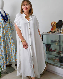 Maxi Túnica Airflow – Elegancia Suelta y Atemporal