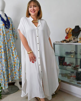 Maxi Túnica Airflow – Elegancia Suelta y Atemporal