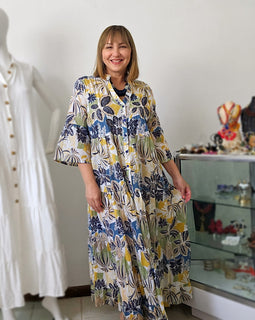 Vestido Boho Luxe Resort Beads