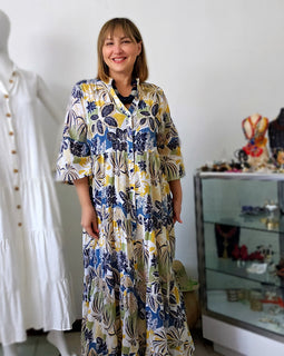 Vestido Boho Luxe Resort Beads