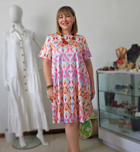 Vestido Comfy Chic printed