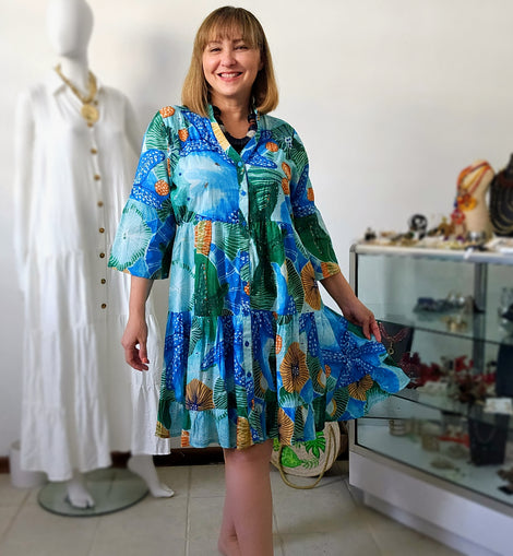 Vestido Resort Mediterráneo