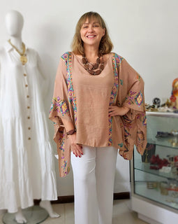 Tunica Boho Azteca