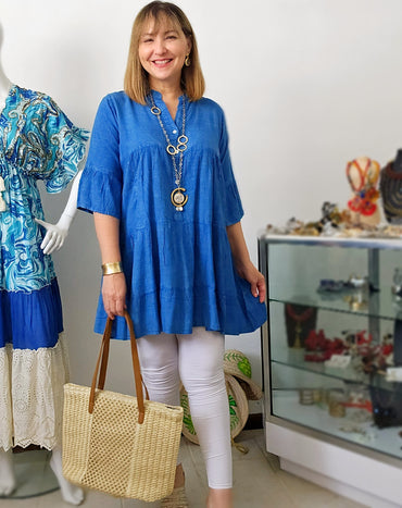 Túnica Boho Essence 100% Algodón